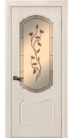 Дверь  Богема жемчуг тон 27 стекло бронза