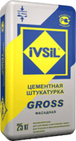 Фасадная штукатурка IVSIL GROSS / ИВСИЛ ГРОСС