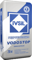Обмазочная гидроизоляция ИВСИЛ ВОДОСТОП / IVSIL VODOSTOP 20 кг