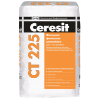 Ceresit СТ225 Финишная цементная шпаклевка для наружных и внутренних работ серая (25кг)