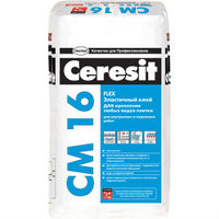 Эластичный клей Ceresit СМ 16 для плитки для наружных и внутренних работ