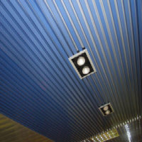Албес реечный потолок кубообразной рейки, кв.м