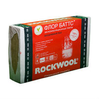 Rockwool Флор Баттс 50 мм звукоизоляционные плиты