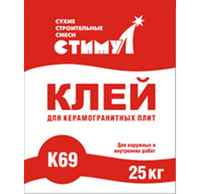 Стимул-К-69 клей для керамогранитных плит (25 кг)