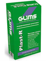 GLIMS Plast-R шпaтлeвкa гипcoвaя бaзoвaя (20 кг)