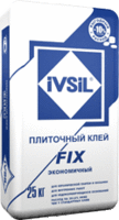 Экономичный плиточный клей IVSIL FIX / ИВСИЛ ФИКС