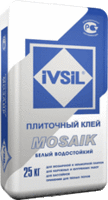 Белый клей для мозаичной плитки IVSIL MOSAIK / ИВСИЛ МОЗАИК